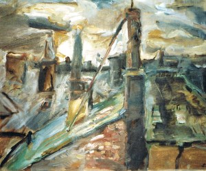Utsikt mot hustaken/View over the Rooftops 1964 Stockholm