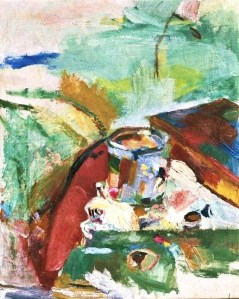 Bord med färgburk/Table with Paint Jar 1962