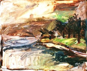 Vår på Djurgården Stockholm/ Spring at Djurgården 1964